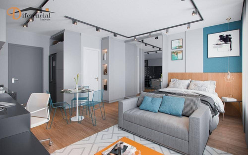 Imagem 12 de 13 de Studio À Venda, 29 M² Por R$ 400.000,00 - Água Verde - Curitiba/pr - St0169