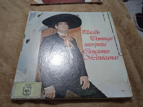 Lp Placido Domingo Interpreta Canciones Mexicanas,long,play