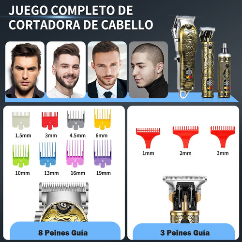 Js All-in® Máquina Cortar Cabello Cortadora De Pelo