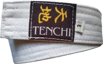 Comprar Cinturon Blanco Tenchi Aikido, Jiu Jitsu, Karate, Judo