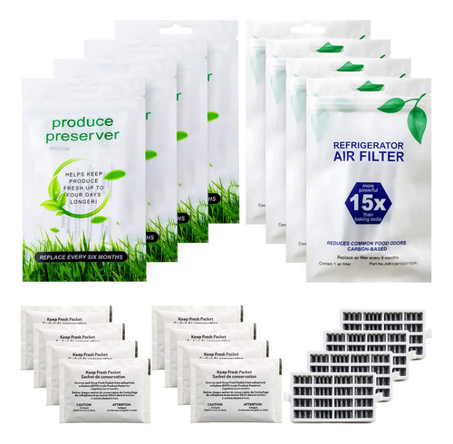 Combo Pack Reemplazo Para Refrigerador Whirlpool: Filtro De