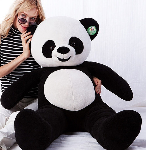 Urso Panda Grande Pelúcia Gigante 1,20 Mt Presente Namorada