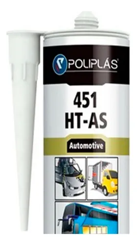 Sellador de poliuretano para carrocería de coche y camión, blanco, 400 g, Poliplas