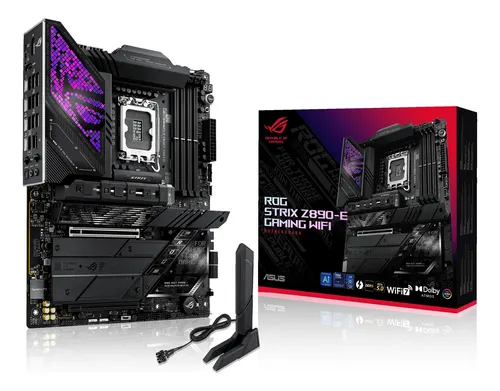 Asus Rog Z890-e Wifi7 Ddr5 Atx 7x M.2 T4 Usb-c Ai Oc