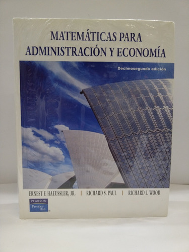 Matemáticas Para Administración Y Economía