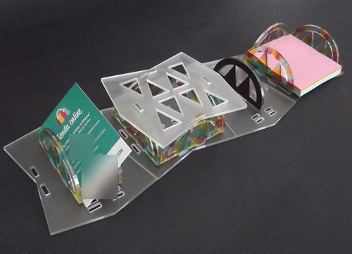 Imagen 3 de 6 de Organizador Para Escritorios Modular Kit Oficina