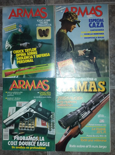 Lote De 4 Revistas Armas N°40-74-numero Extraordinario 3-99