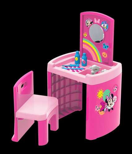 Minnie Pop-up Pretend Table Mesa Mini Tocador 4 Accesorios (Usado)