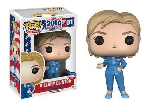 Hillary Clinton Pop Figura 3 X 4in.