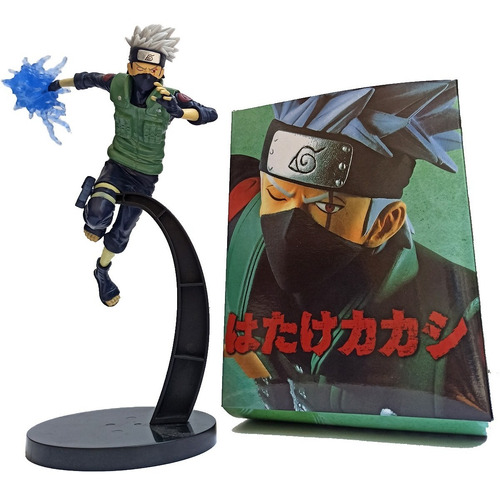 Naruto Figura De Kakashi Hatake Con Base Y Caja Importada