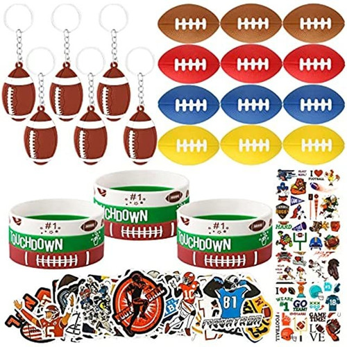 91 Piezas De Suministros Para Fiestas De Fútbol, Pulsera De