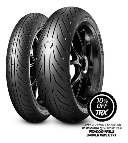 Par Pneus Pirelli Angel Gt2 120/70-17+180/55-17 Bmw F800 R N