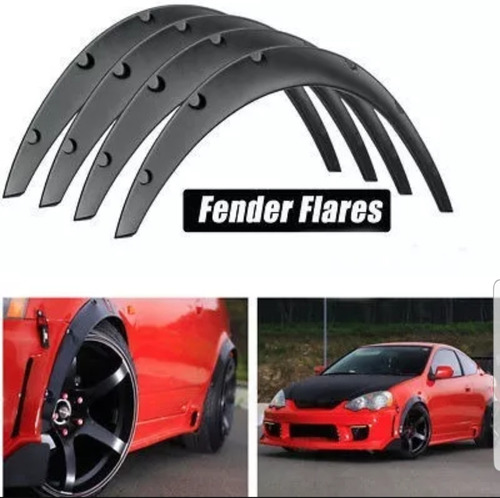 X 4 Fender Guardafango Tapabarro Universal Tuning Para Auto