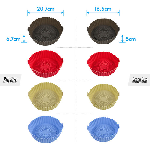 Dmm Forro Reutilizable Silicona 5.7 Para Freidora, Fácil L