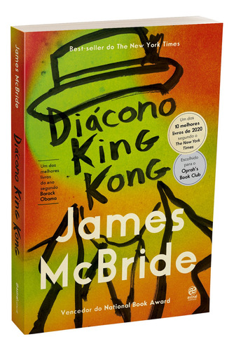 Diácono King Kong, de McBride, James. Editorial Astral Cultural Editora Ltda,Riverhead Books, capa mole em português, 2021