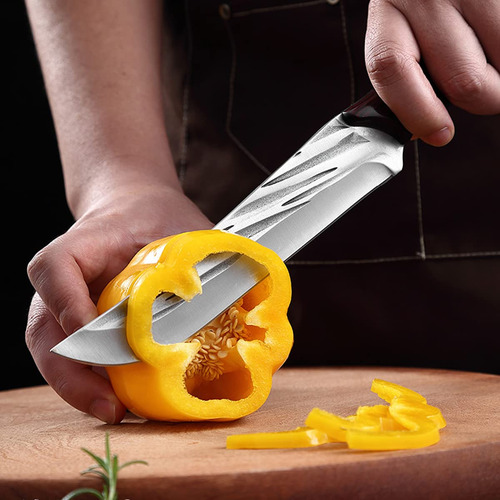 Juego De Cuchillos De Chef Acero Inoxidable Profesional Mmg