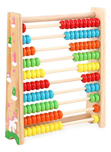 New Juguete De Madera Abaco Juego Educativo Números Lógica