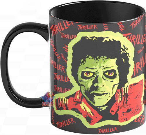 Taza Cerámica Michael Jackson Thriller - Diseño Zombie