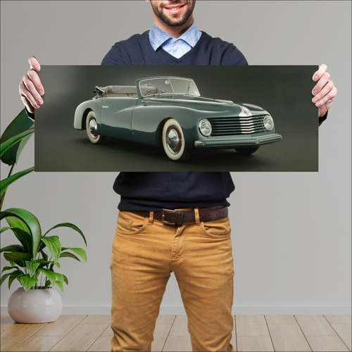 Cuadro 30x80cm Auto 1947 Alfa Romeo 6c 2500 S Ca 4