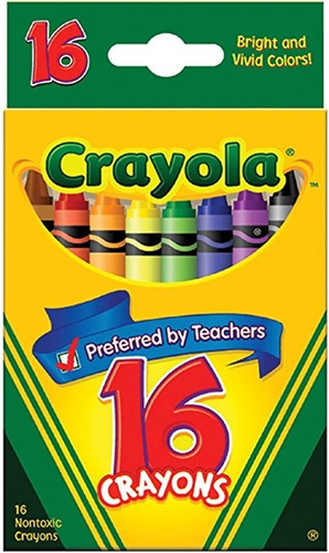 Crayola Classic Paquete Color Crayons 16 Ea (pack De 2)