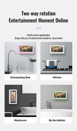 Soporte Para Teléfono Celular Para Cabina De Ducha De Baño I
