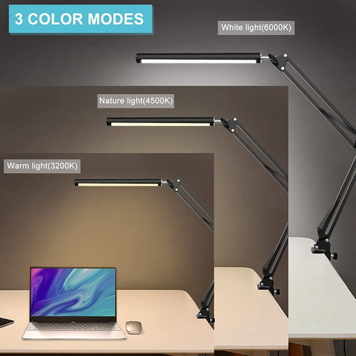 Imagen 4 de 10 de Lámpara Led De Escritorio/mesa Regulable 9w