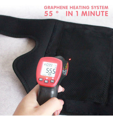 A Rodillera Calefactable Con Masaje Vibratorio. Masajeador