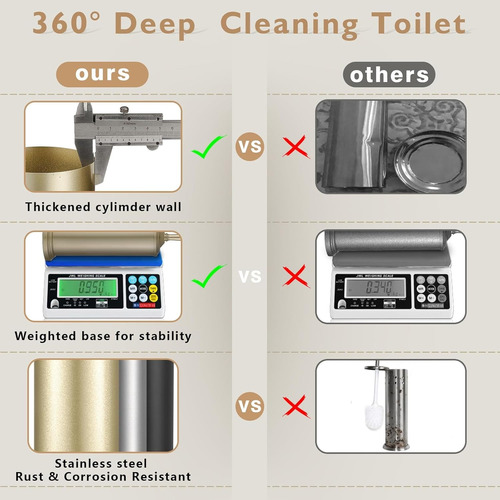 Escobillas Para Inodoro Accesorio Baño Cepillo Para Baño
