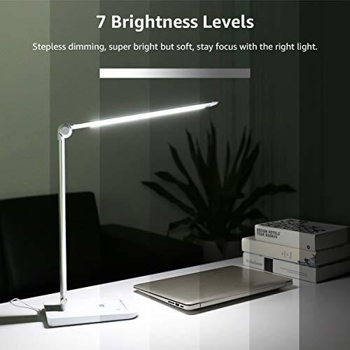 Le - Lámpara De Escritorio Led Regulable Con 7 Niveles De A