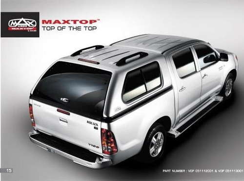 Imagen 1 de 7 de Cúpula Toyota Hilux Vigo Gris Plata Doble Cabina Maxliner