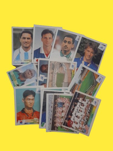 10 Figurinhas Sem Repetição Nunca Coladas Copa Do Mundo 1998
