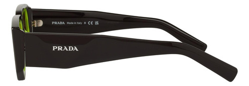Prada Spr 06ys 15m-01t Square Shape Abstract Dark Brown (Usado)