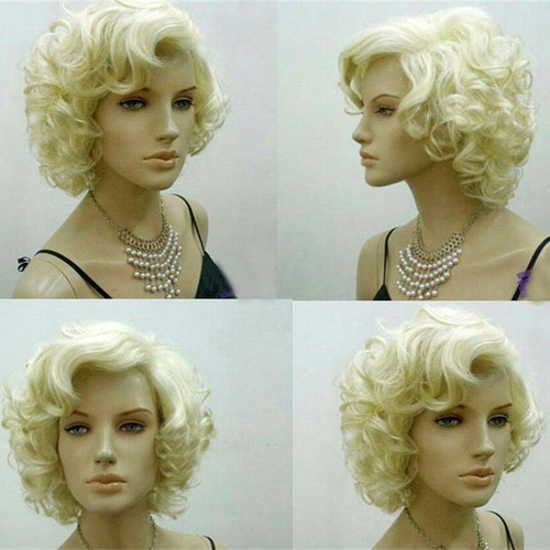 Peluquín Corto Rubio De Marilyn Monroe Fashion Trend Style