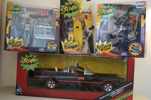 Batman Y Robin  Classic Tv Series ( Set De 4 Piezas Matel)