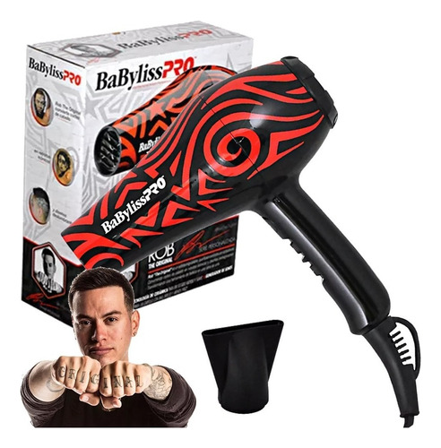 Secador De Pelo Babylisspro Profesional Ceramix Xtreme Babr5572 Rojo 220v