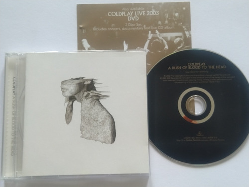 Cd Coldplay A Rush Of Blood To The Head 2002