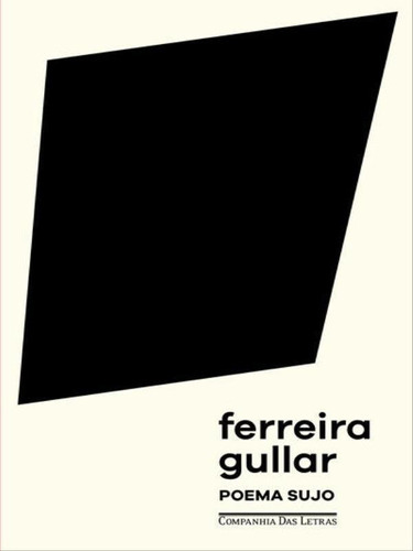 Poema sujo, de Gullar, Ferreira. Editora Companhia das Letras, capa mole, edição 1ª edição - 2016 em português
