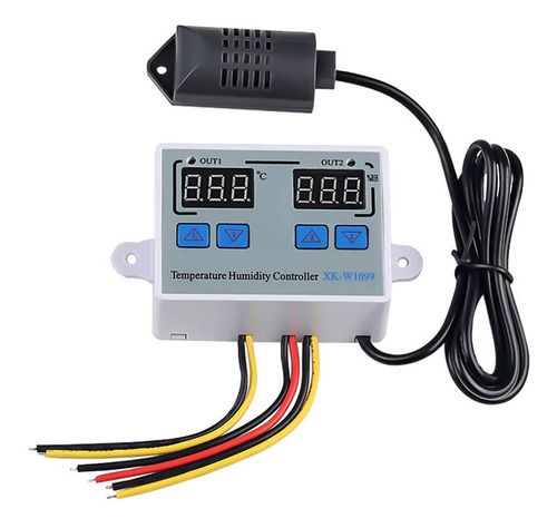 Termostato Duplo De Tela Dupla Xk-w1099 Ac110-220v