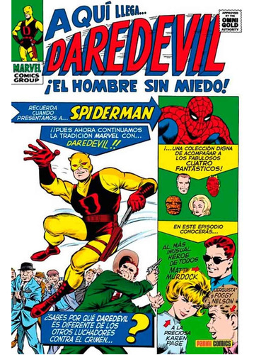 Daredevil 1. El Hombre Sin Miedo (marvel Gold) - Lee, Everet