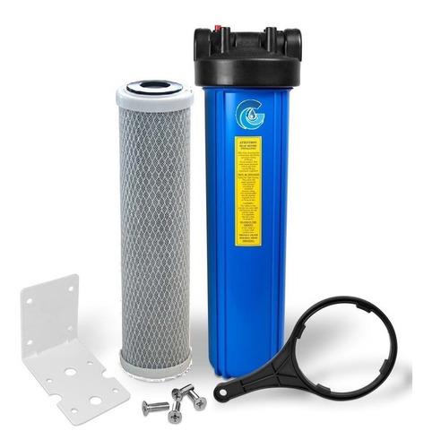 Filtro Alta Vazão 5000l/h Celulose C Carvão Ativo Impregnado
