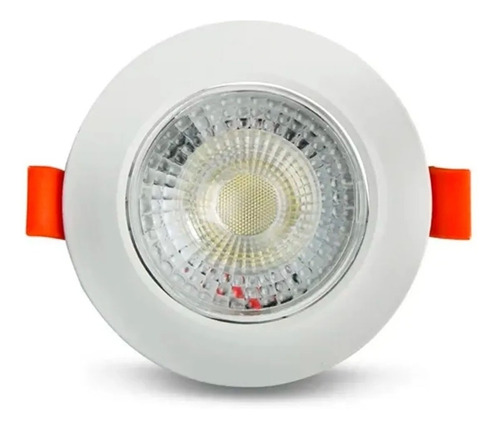 Spot Quadrado Led 7w Branco Quente Dicroica Amarelado