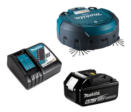 Aspiradora Robótica Brushless + Batería 6 Ah Makita Drc200