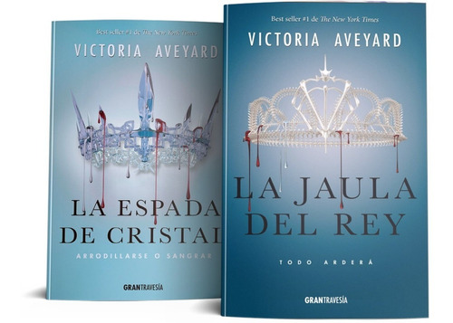 La Espada De Cristal + La Jaula Del Rey Saga La Reina Roja