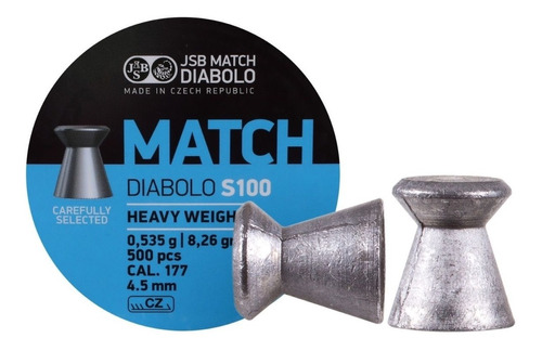 Municiones Match Heavy Weight S100 Jsb Cal.177 Xchwsp