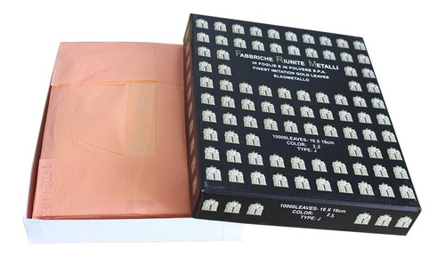 100 Folhas De Prata 16x16 Importada Alta Qualidade F R M