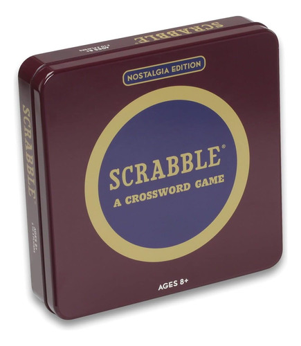 Ws Game Company Scrabble Nostalgia Edition En Lata Coleccion