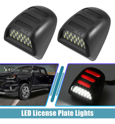 Chouj Luces Matrícula Led Para Chevrolet Silverado 1500