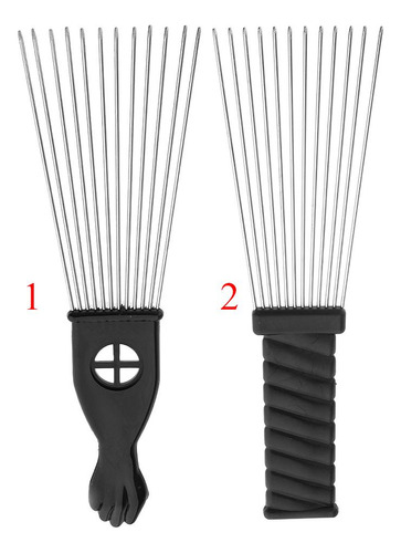 2 Peine Del Pelo Del Acero Del Salón