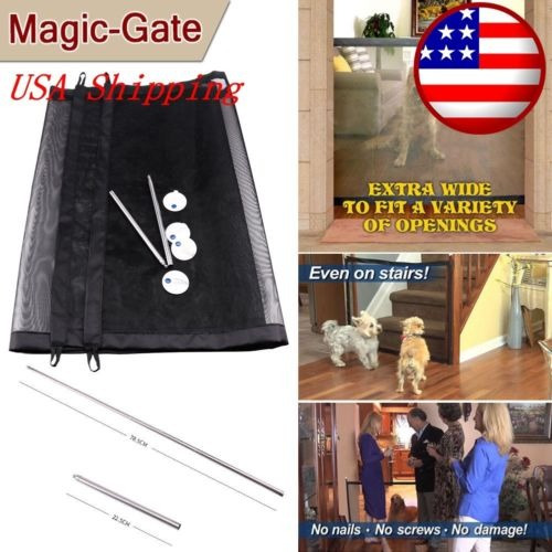 Imagen 1 de 5 de Portátil Plegable Seguridad Puerta Mágica Guardia Cerca Del