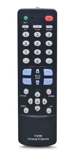 Control Remoto Tv Universal Negro F-2100 (001)